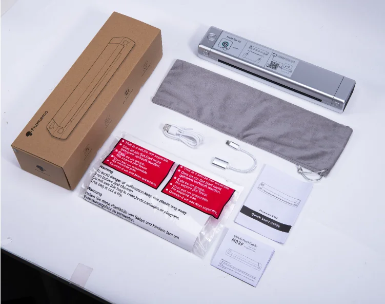 Hadiyah M08F Portable Inkless Printer Blue Tooth Wireless Phone Thermal Printer A4 Home Working Printer Tattoo Stencil Copier