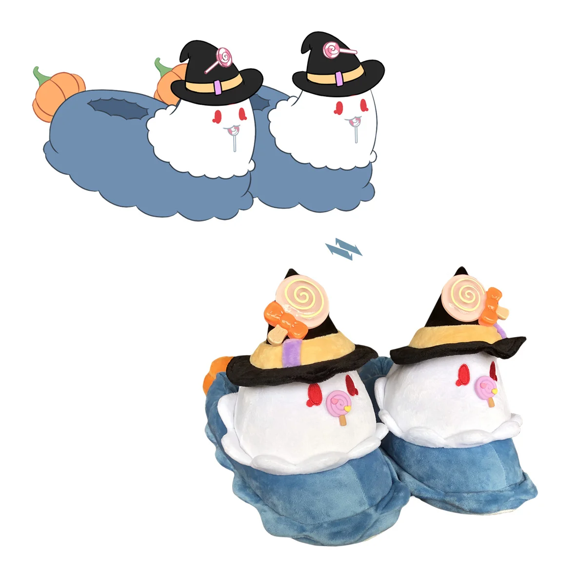 Cute Warm Cartoon Slippers Furry Plushie Stuffed Animal Toy Custom Plush Slipper for Boys Girls Kids Children