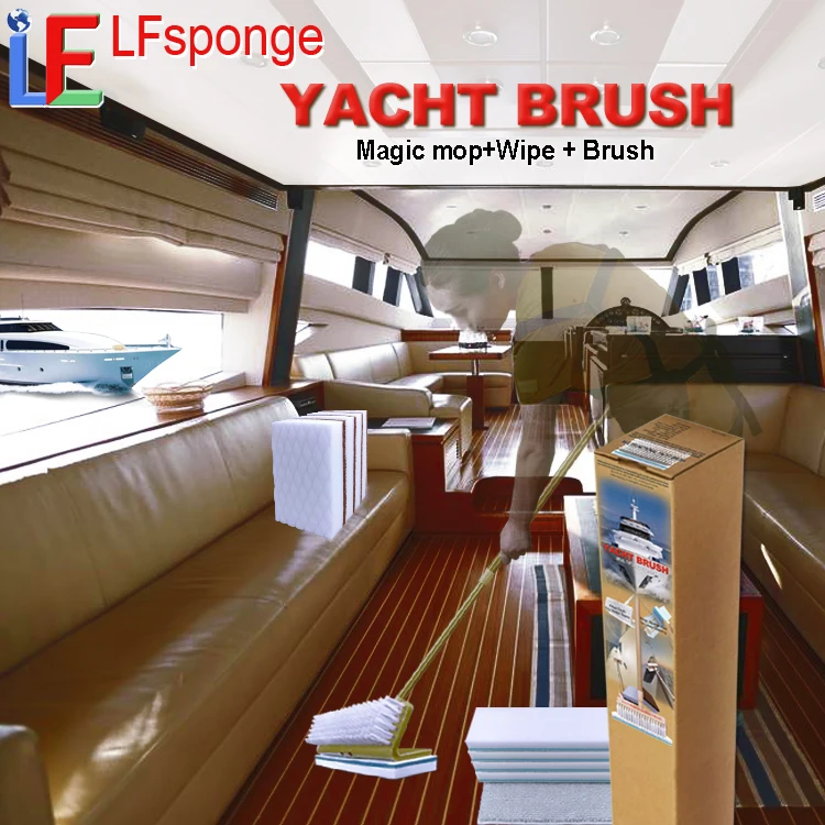 Multifunctional Yacht Brush  3 in 1 Cleaning Best Boat Supplies Double-sided design Washing Deck Brush with Long Handle