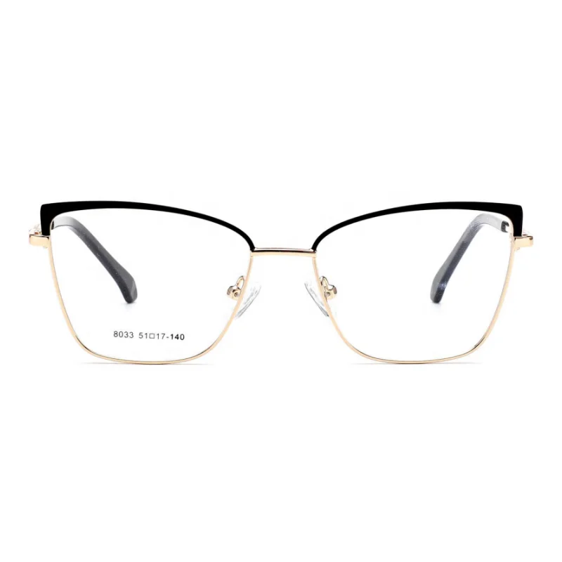 Wholesale Price Acetate Metal glasses frames for thick lenses cat eye optical glasses frame for women glasses frames women