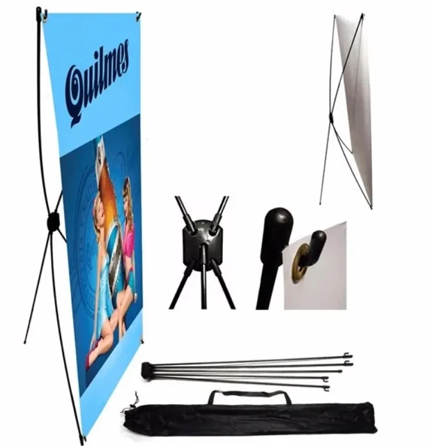 Outdoor and indoor advertising 60cmWx160cmH promotional x banner stand