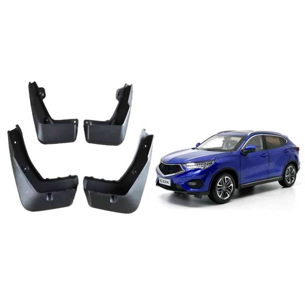 Wheel Arch Wheel Flare Exterior Accessories Auto Wheel Arch Matte Black Modified Fender Flare For CDX 2016-2021