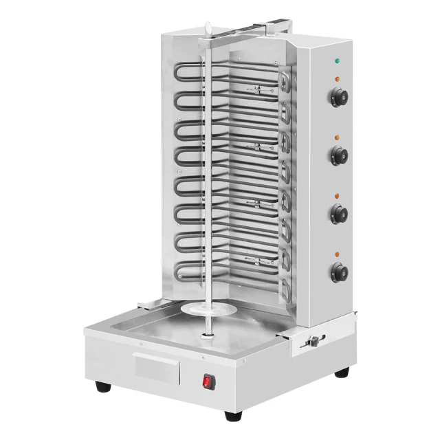 Vertical Automatic Rotating Electric Shawarma Broiler Grill Machine Middle East Rotisserie Roaster Equipment Electric Kebab
