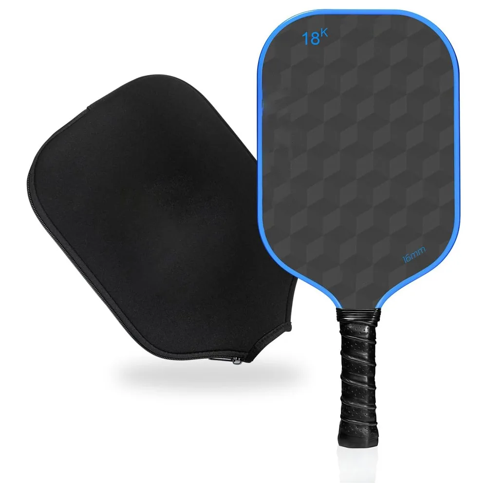 Pickleball Paddle T700 Carbon Fiber Thermoformed Pickleball  Anti-Slip Comfort Grip 18K Pickleball Racket
