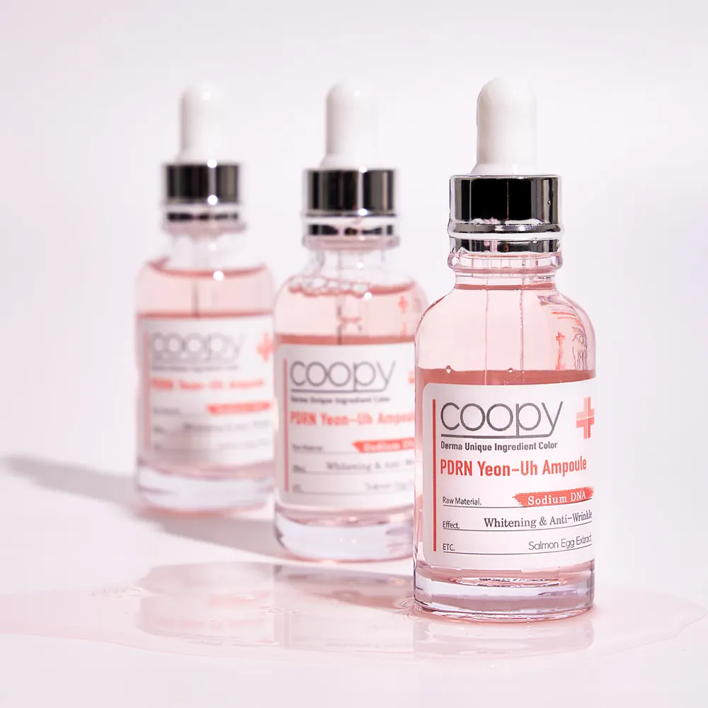 COOPY PDRN Korean high quality anti-aging whitening hyaluronic acid ampoule extract Salmon ampoule extract