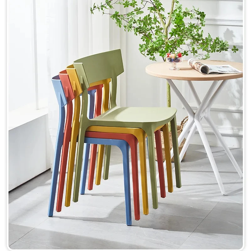 Multiple Colours High Quality Solid Design Leisure Restaurant Plastic Chairs