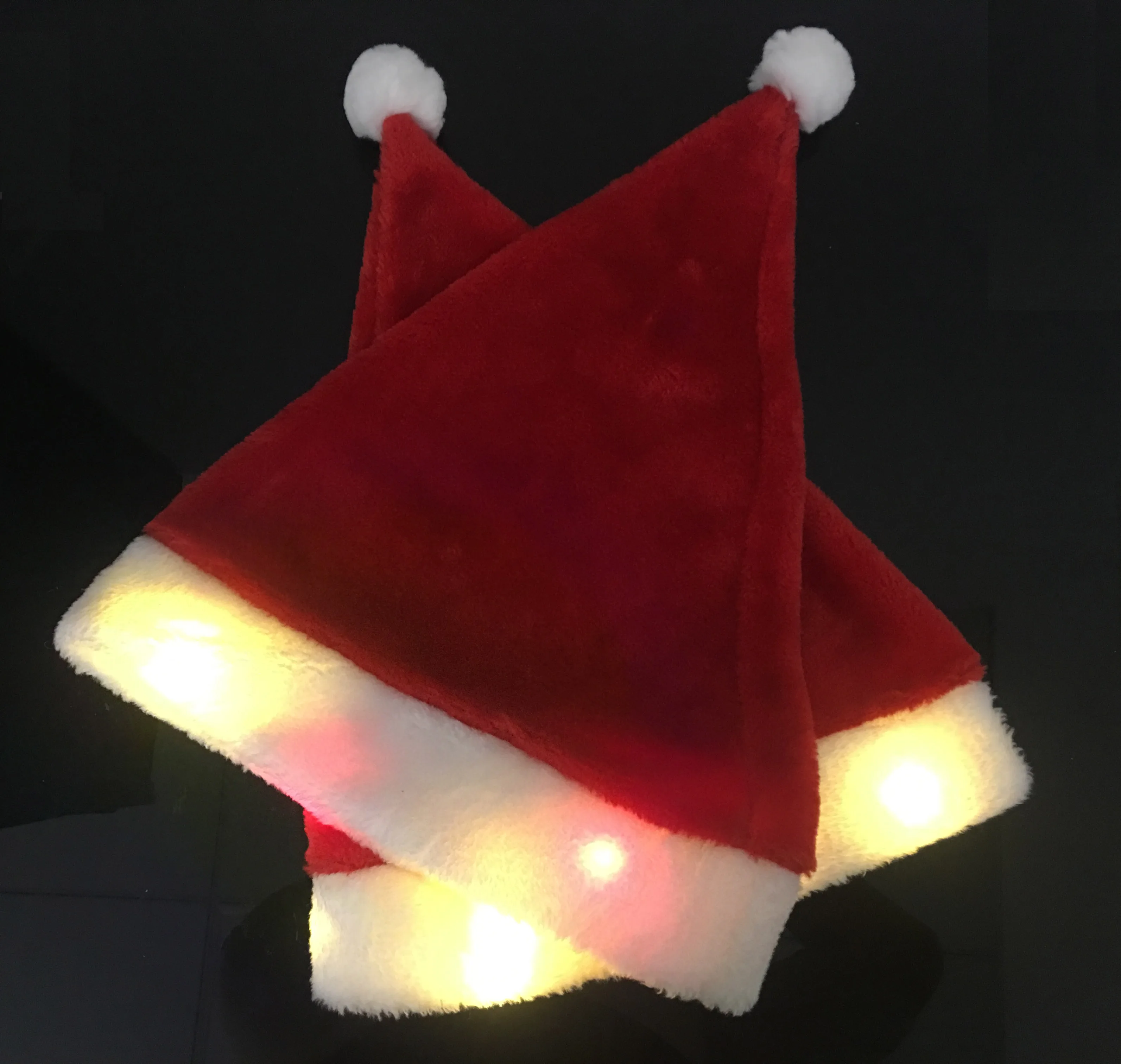 Led Christmas Hats LED Santa Hat Santa Claus Hat for Christmas Party Favors