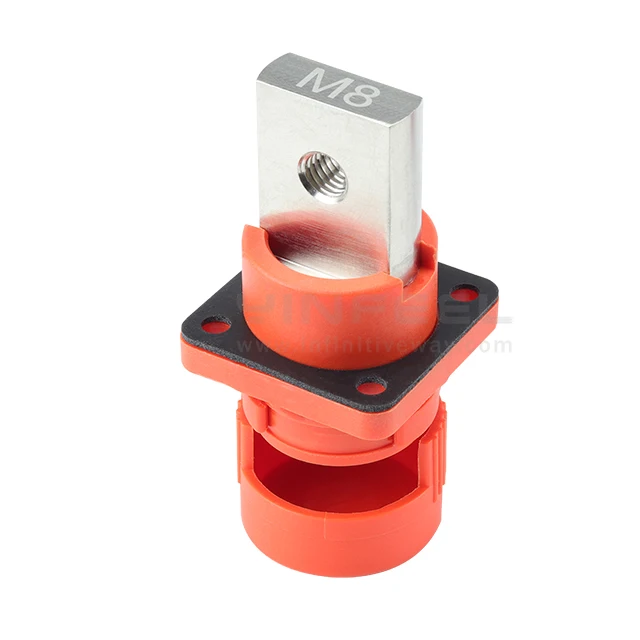 400 Amps  Plastic Isolated Fireproof Terminal Bolt-Model No. IF-FM8-BSM8-400A-C