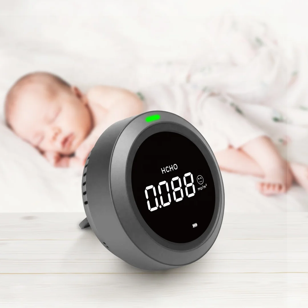 PTH-1 HCHO детектор 2400 мАч перезаряжаемые качества воздуха для контроля уровня сахара в крови с низкой мощности напомнить