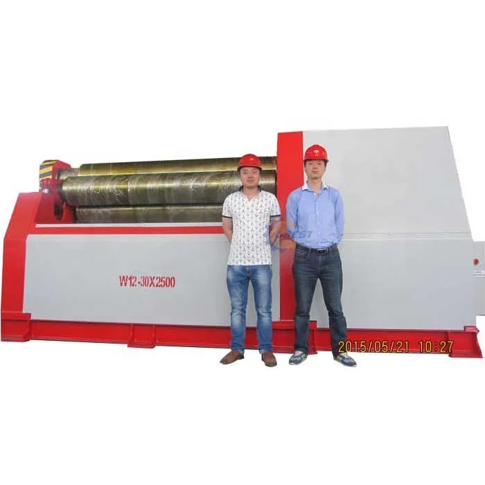 4 Roller w12 Metal Steel Sheet Plate Roller Rolling Machine