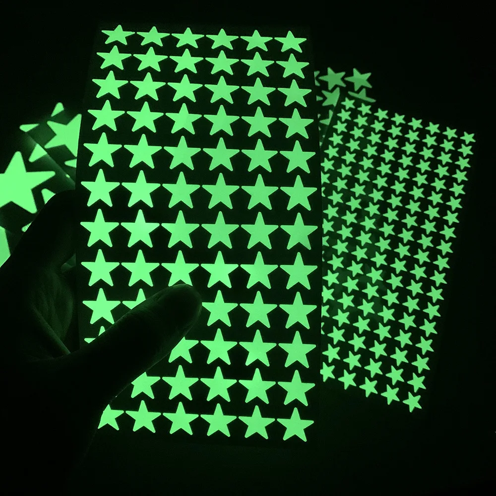 Creative DIY Luminous Star Wall Sticker Kids Bedroom Living Room Wall Decorative Stickers