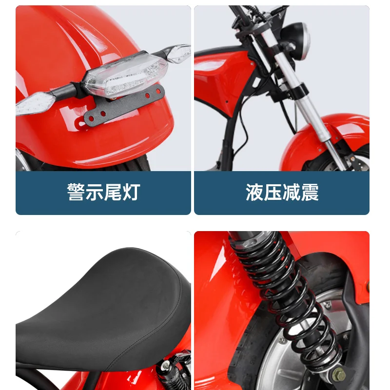Chinese factory direct sales cityCoco electric motorcycle fat tire electric scooters sale