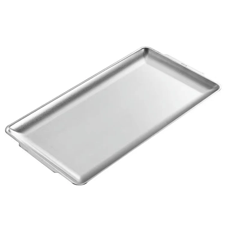 Exquisite Fashion High Quality Stainless Steel Rectangular Metal Tray Japanese Grill Tray Restaurant Kitchen