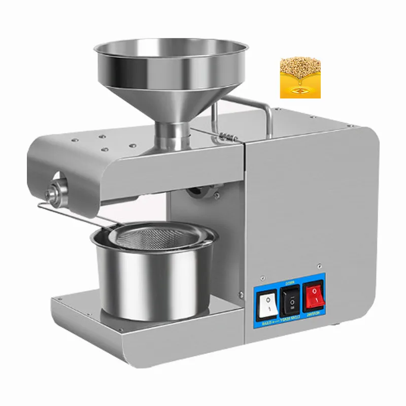 Reliable Brand 110V60HZ 220V50HZ Olive Oil Presser Equipment Peanut Pressing Extractor Of Sesame