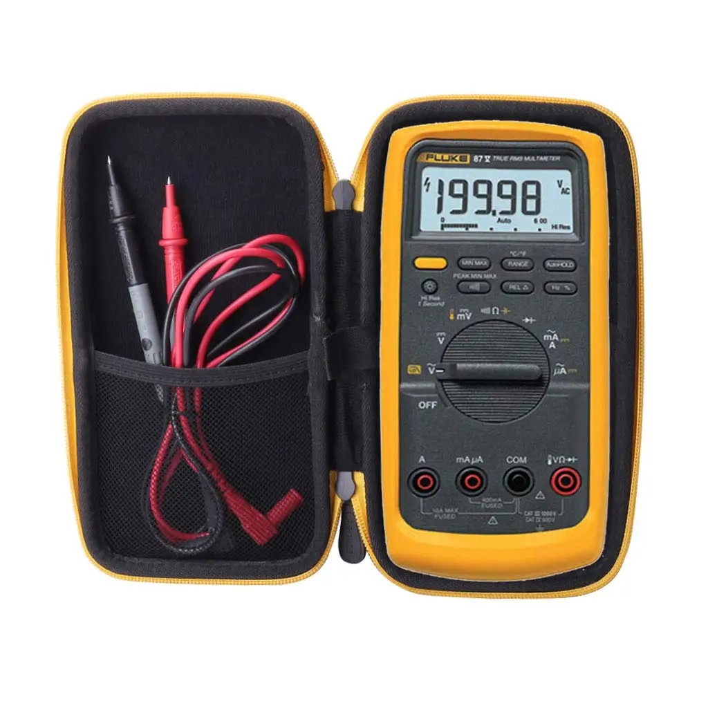  Жесткий чехол из ЭВА для цифрового мультиметра Fluke 87-V/88V с внутренним сетчатым