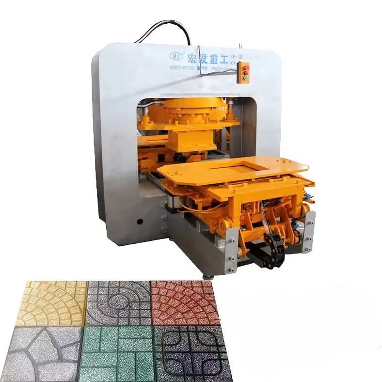 Terrazzo Tuff Tile Block Machine De Fabrication De Brique Maker Equipment Maquina Bloquera Ponedora For Casting Supplier Fabrica