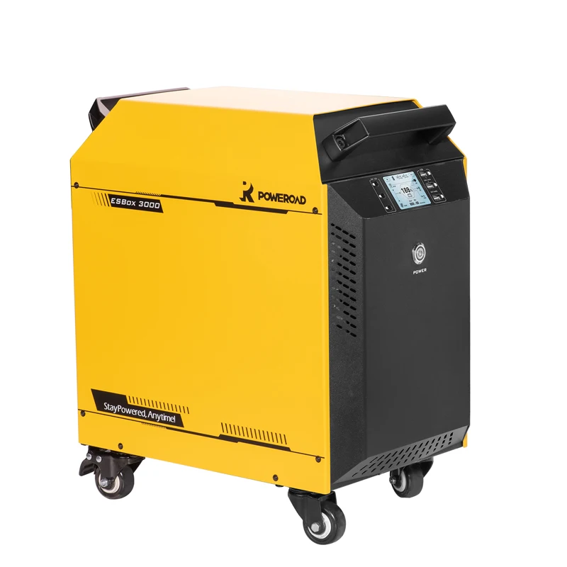 Hybrid Solar System 2KW 3KW All In One Portable Power Station With LifePo4 Battery