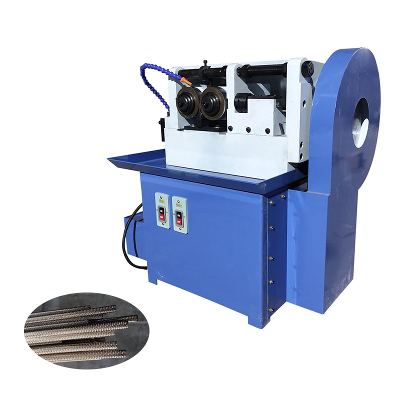 Bolt and nuts Automatic Rolling machine rebar steel t thread rolling making machine