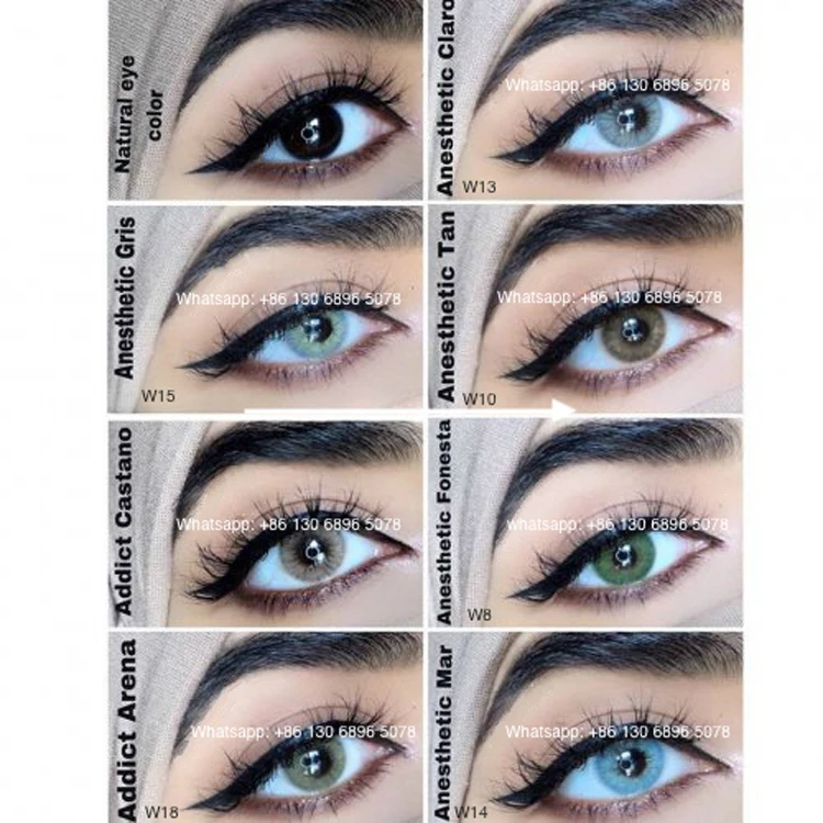 Anesthesia Fancy free color lentes de contacto color contact contact lens korean colored eye