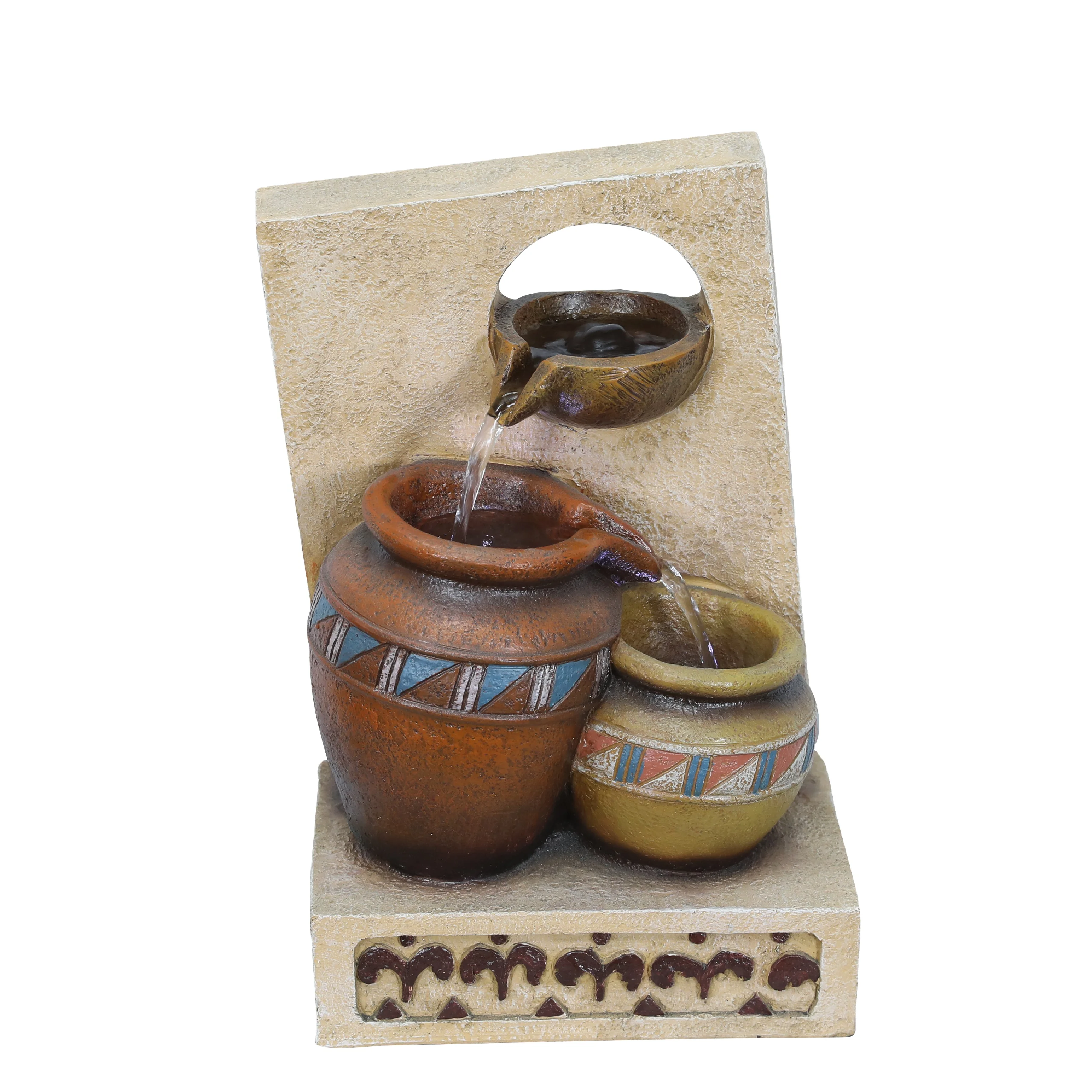 Pot And Wall Water Feature