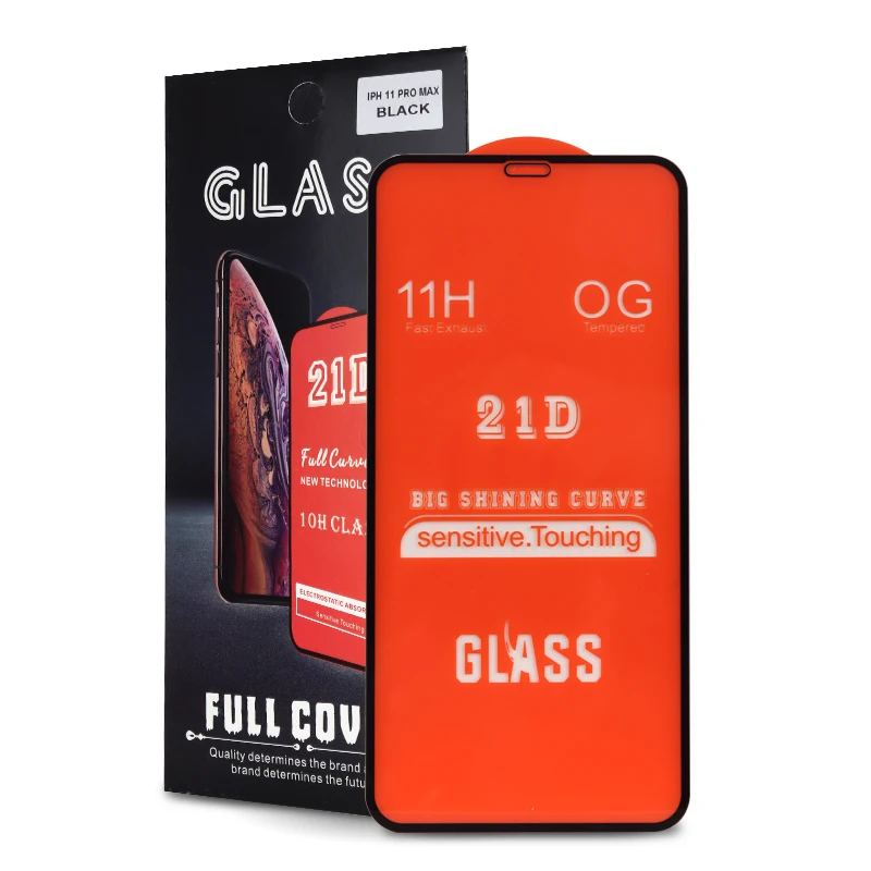 21D Micas Wholesale Supplier 11H Full Coverage Promotion Tempered Glass Film de telefono Screen Protector For iPhone 13