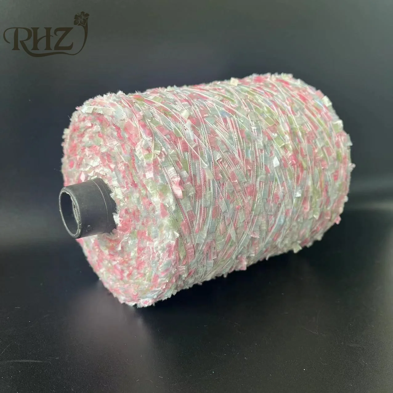 RHZ красочная причудливая пряжа 4.5 нм/1 100% полиэфирная для вязания