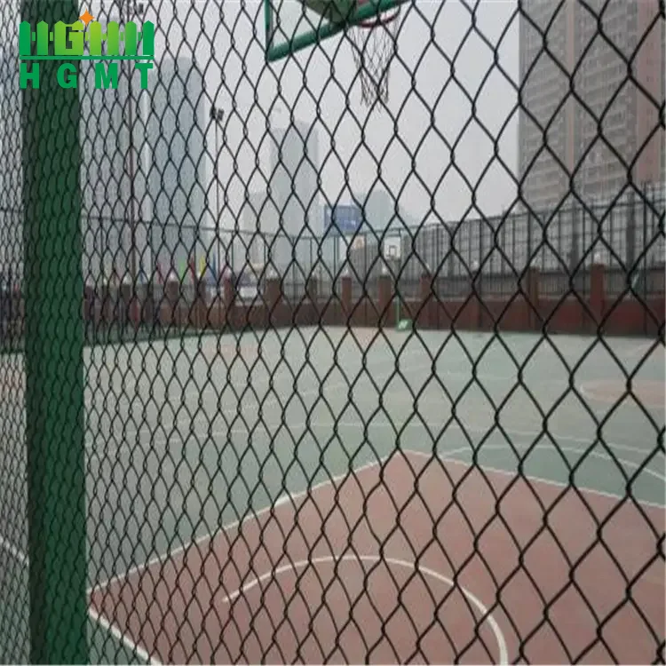 Low Price PVC Coated Galvanized Diamond Cyclone Wire Mesh Rolls 6ft Chain Link Fence For Sale