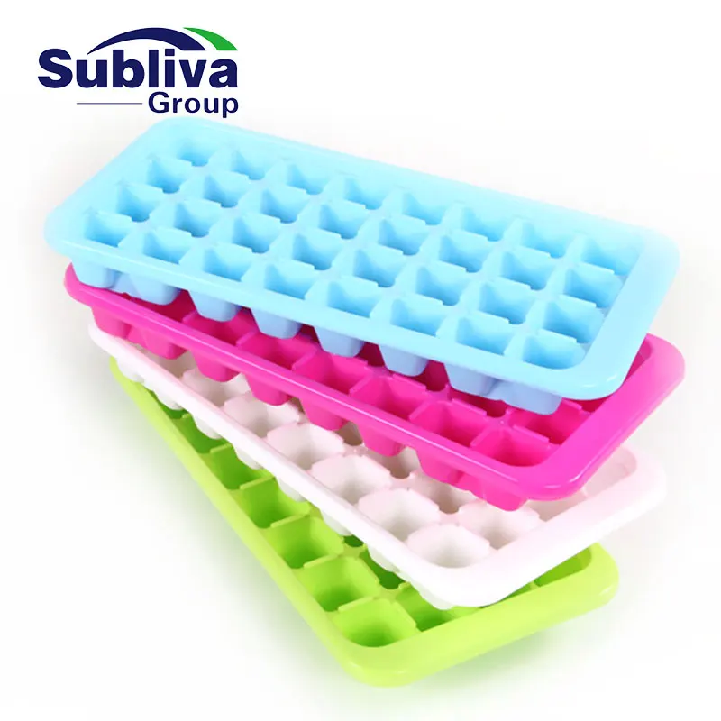 DIY Creative Big Ice Cube Mold Square Shape Silicone Ice Tray Fruit Ice Cube Maker Bar Kitchen Accessories