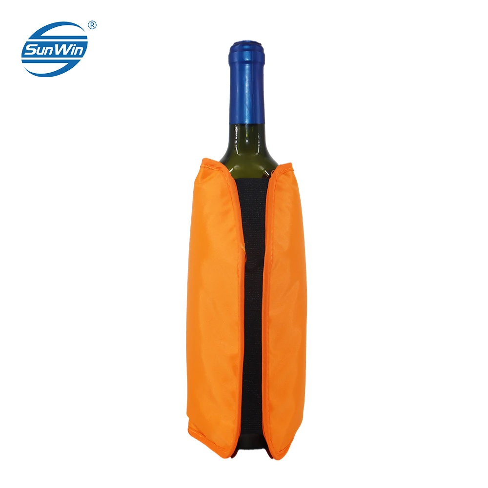 OEM 2023 Gel Wine Bottle Sleeve Wine Cooling Wrap Wine Ice Bag Shanghai Factory
