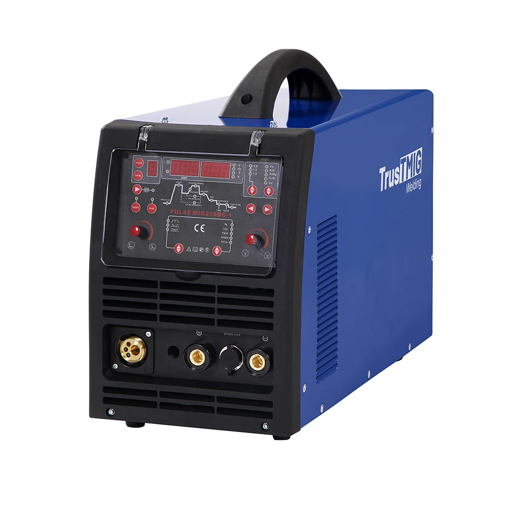Semi Auto High Efficiency 250A Double Pulse Aluminum MIG Welder Pulse MIG Welding Machine