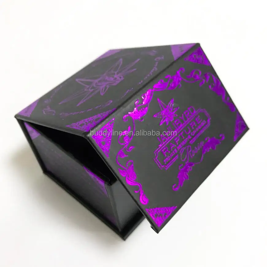 wholesale luxury small magnetic closure gift boxes with ribbon box packaging for 3ml 5ml 9ml concentrate square round jars