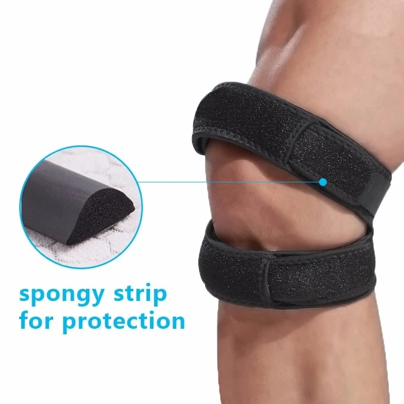 Adjustable Neoprene Double Patella High Quality Protection Knee Support Double Patella Knee Strap