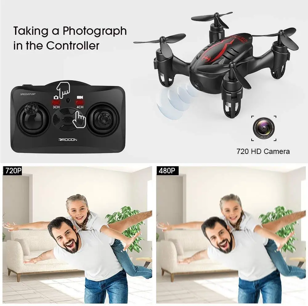 Best price Wholesale Promotional Drone, DROCON GD60 Mini Drone with 720P HD Camera and Headless Mode for Kids use