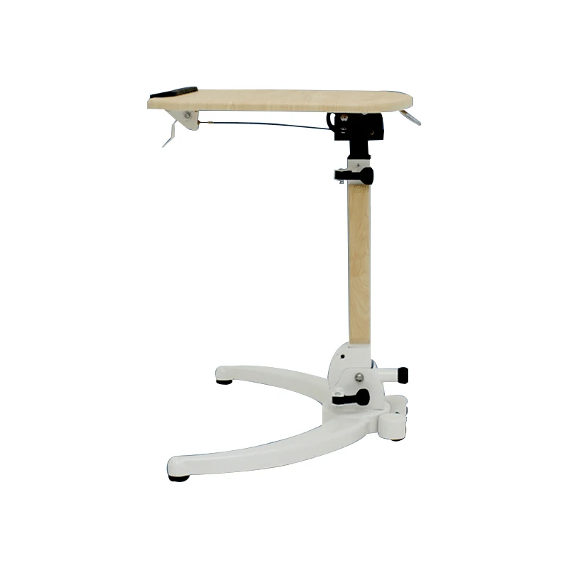 Height Adjustable Foldable Computer Mobile Laptop Standing  Desk  With Wheels