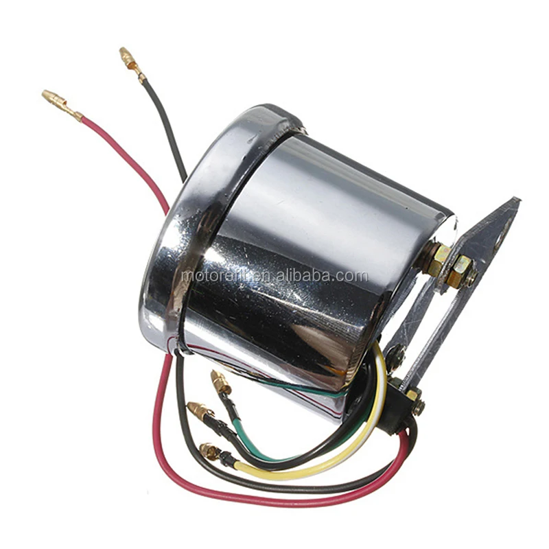RTS 12V Motorcycle Tachometer with Backlight and Pointer Modification Speedometer Tacho Gauge in Motorbike Accessories