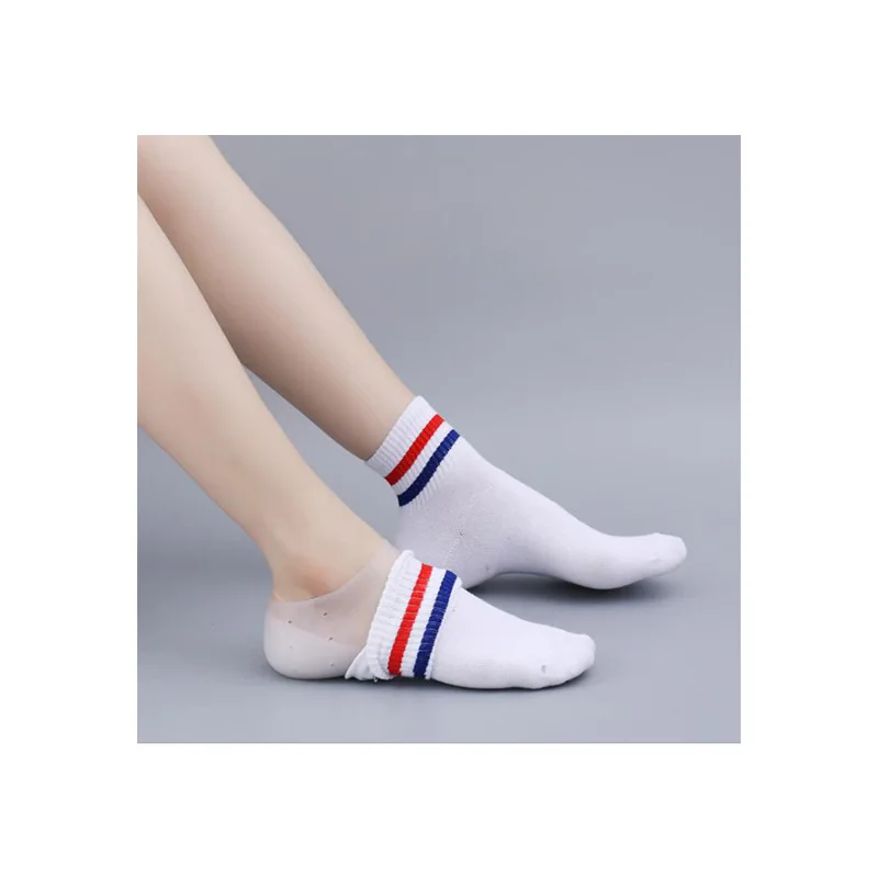 Unisex invisible heightening insole silicone soft Increase insole foot cover