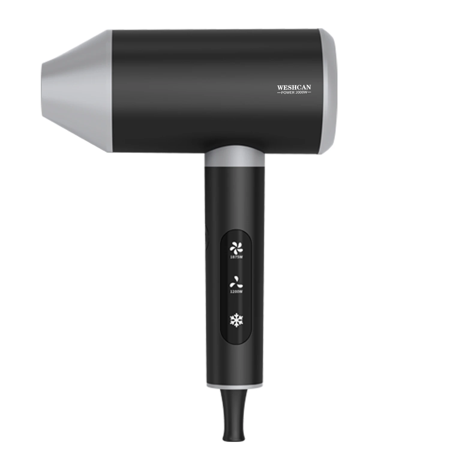 Weshcan Panic Buying 2000W Smart Hair Dryer  Negative Ion Hair Blow with Magnetic Nozzle