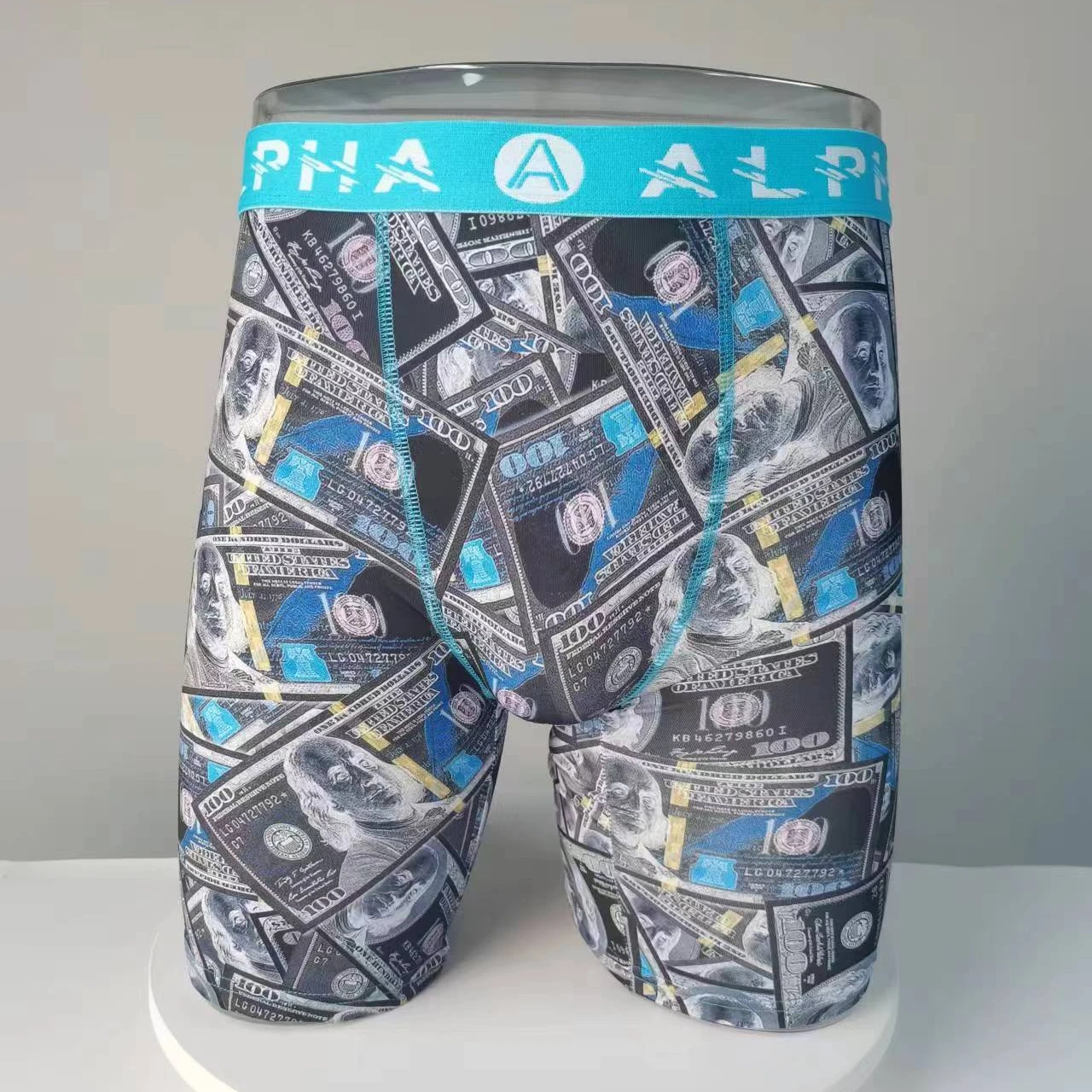 Digital Print Polyester Underwear Men Small Moq Custom Logo Underwear