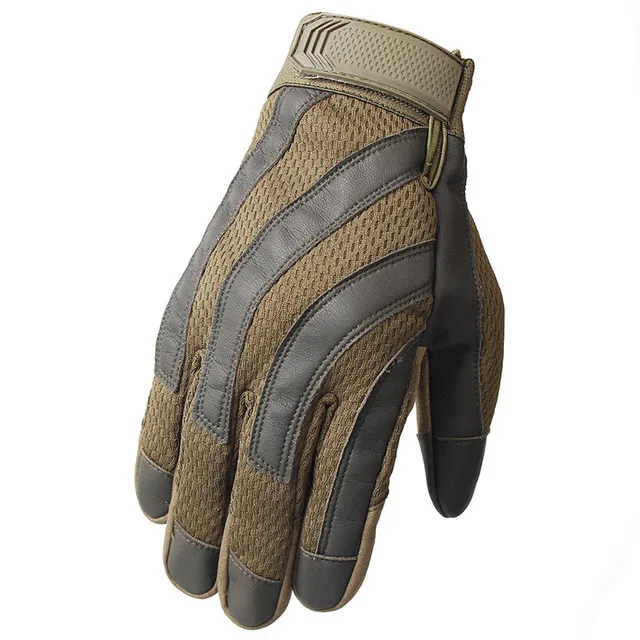 Tactical Gear Full Finger Outdoor Sports Gloves Combat Green Colors