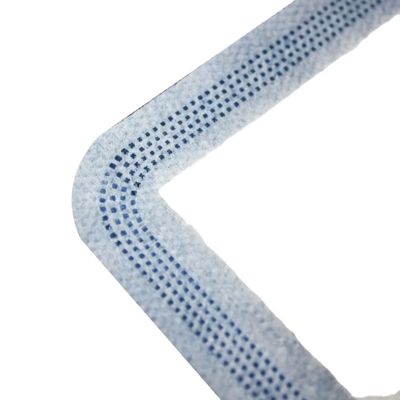 Large Suction Volume Non Adhesive Wound Skin Friendly New Polymer High Breathability Blue Surgical Absorbent Pad Dressing