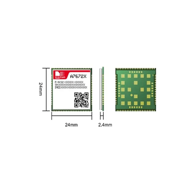 SIMCOM LTE Cat1 module A7672S Supports BLE and GNSS compatible with the SIM7000/SIM7070 series