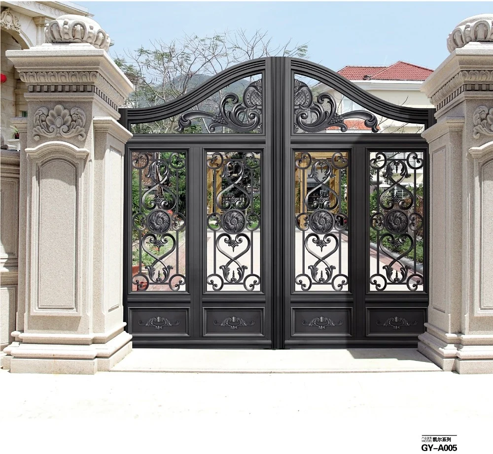 Luxury house aluminum decorative main gate
