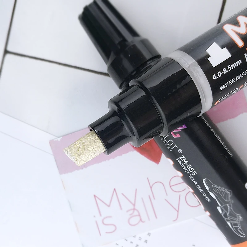 Leather Paint White Midsole Shoes Sole Paint Marker Sneaker Markers Shoe Paint