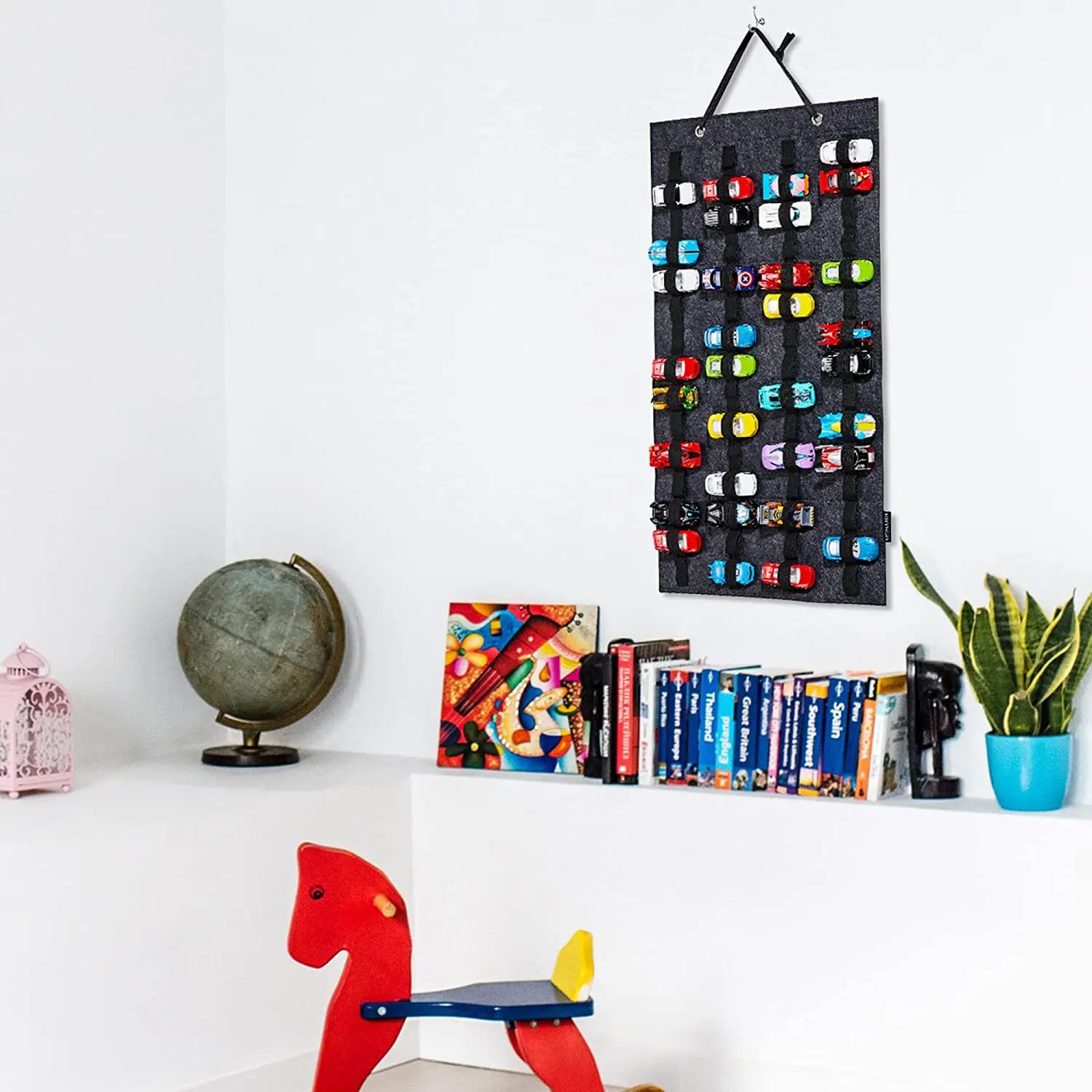 2024 NEW Felt Display Case for Hot Wheels Hold Up 60 Toy Cars