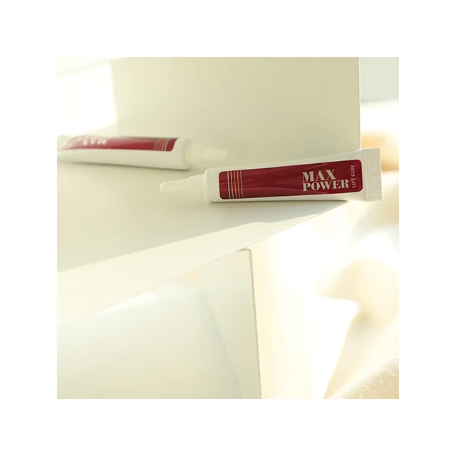 Korea Manufactured Eyelash Lifting Lamination Perm Glue - MAX Power Tube Type with OEM Private Label