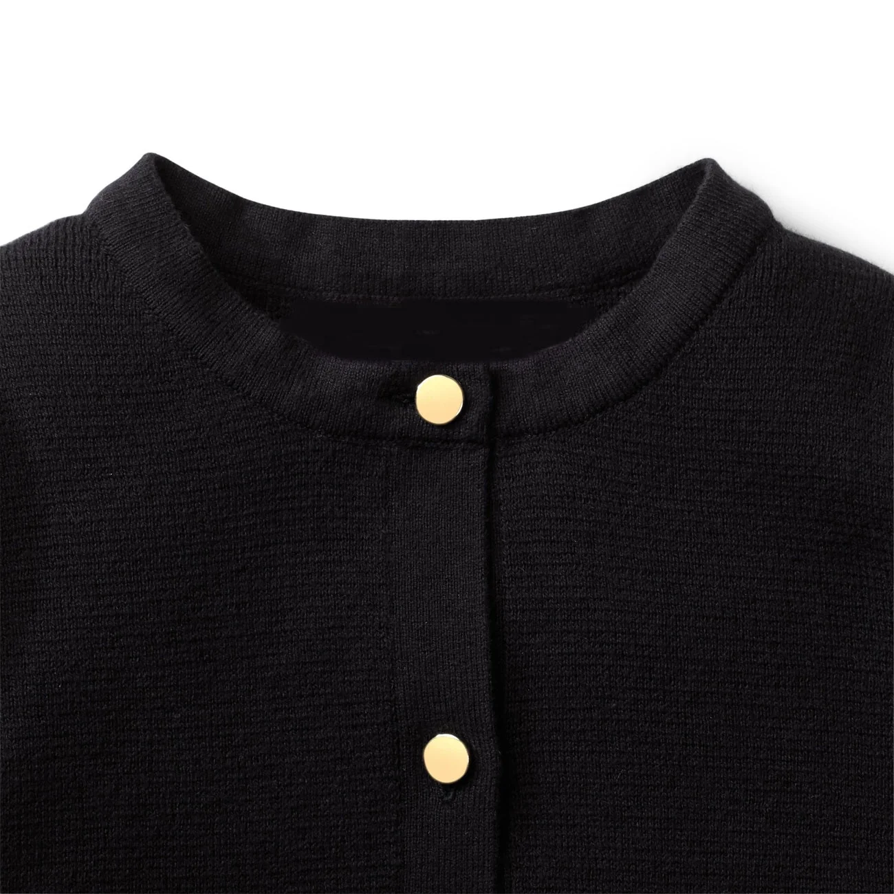 
100% Organic Cotton Boat Neck Children Knitted Cardigan Girl Sweater 