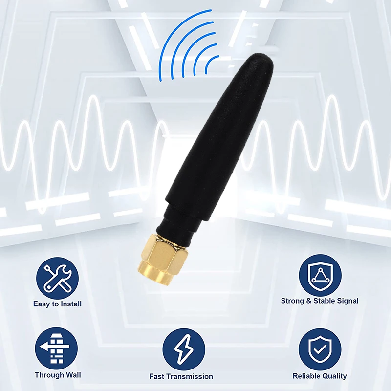 Long Range Signal Receiver Wireless 433 mhz Antena Sma Indoor Router Rubber Duck 2.4ghz 5.8ghz Wifi Small Pepper Antenna