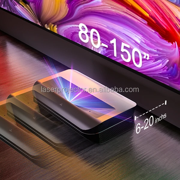 New Arrival Awol Vision Ust Projector Beamer Laser Home 3D Android Dlp Projector 4K Hdr Short Throw Laser Projector