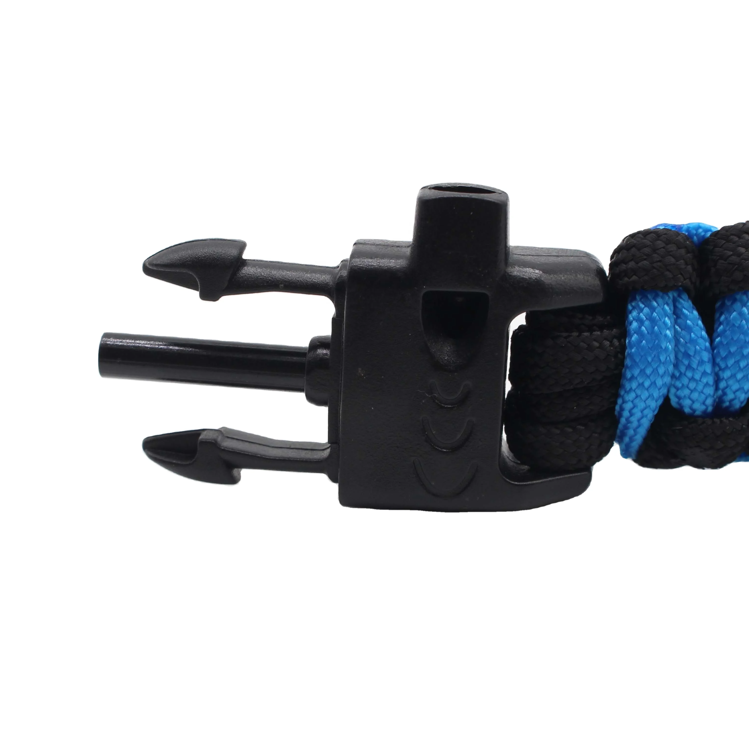 Custom  Paracord Carrier Safety Ring And Carabiner Wide Mouth Water Bottles Paracord Handle For Hiking Camping