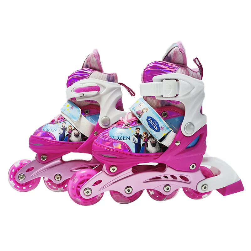 Low Price Kick Speed Roller Skate Shoes For Kids With A Set Helmet Protectors